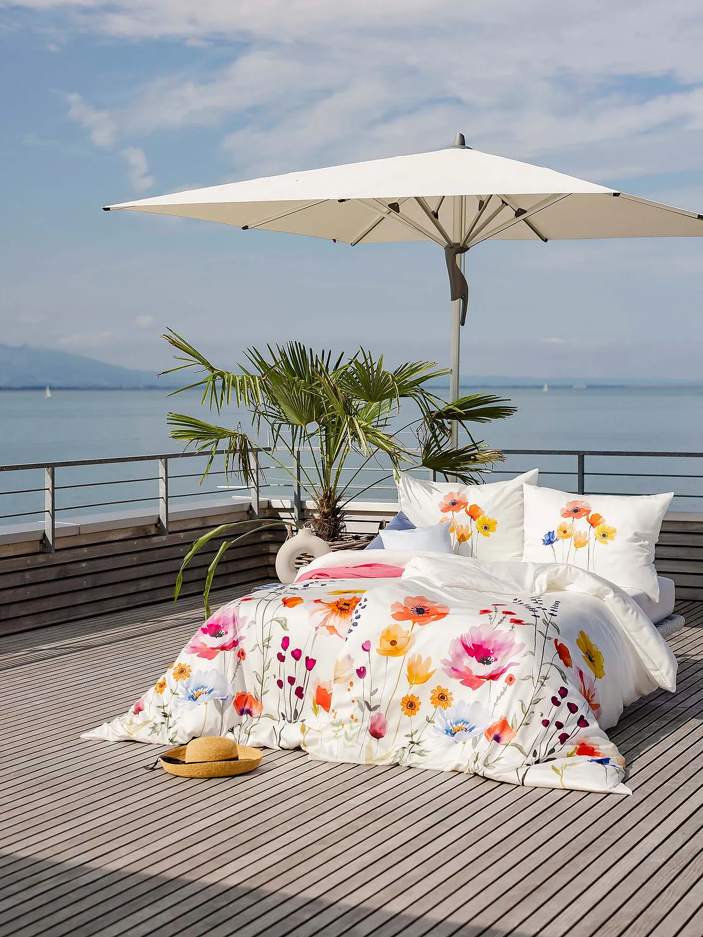 HEFEL | Tencel Bettwäsche Saint Tropez 70x90cm / 140x200cm Elfenbein | 